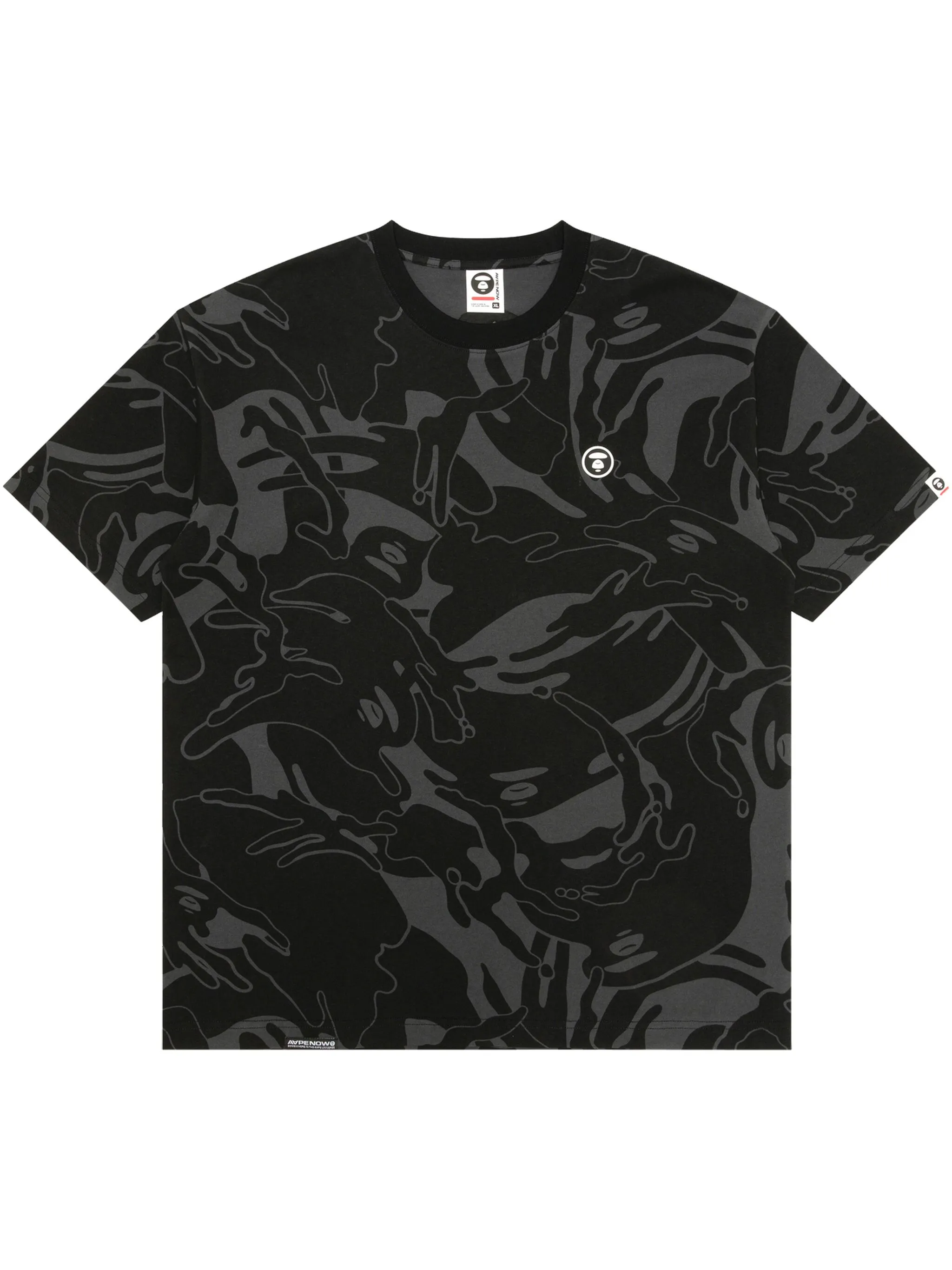 

Футболка Ape Camouflage Aape By A Bathing Ape, черный