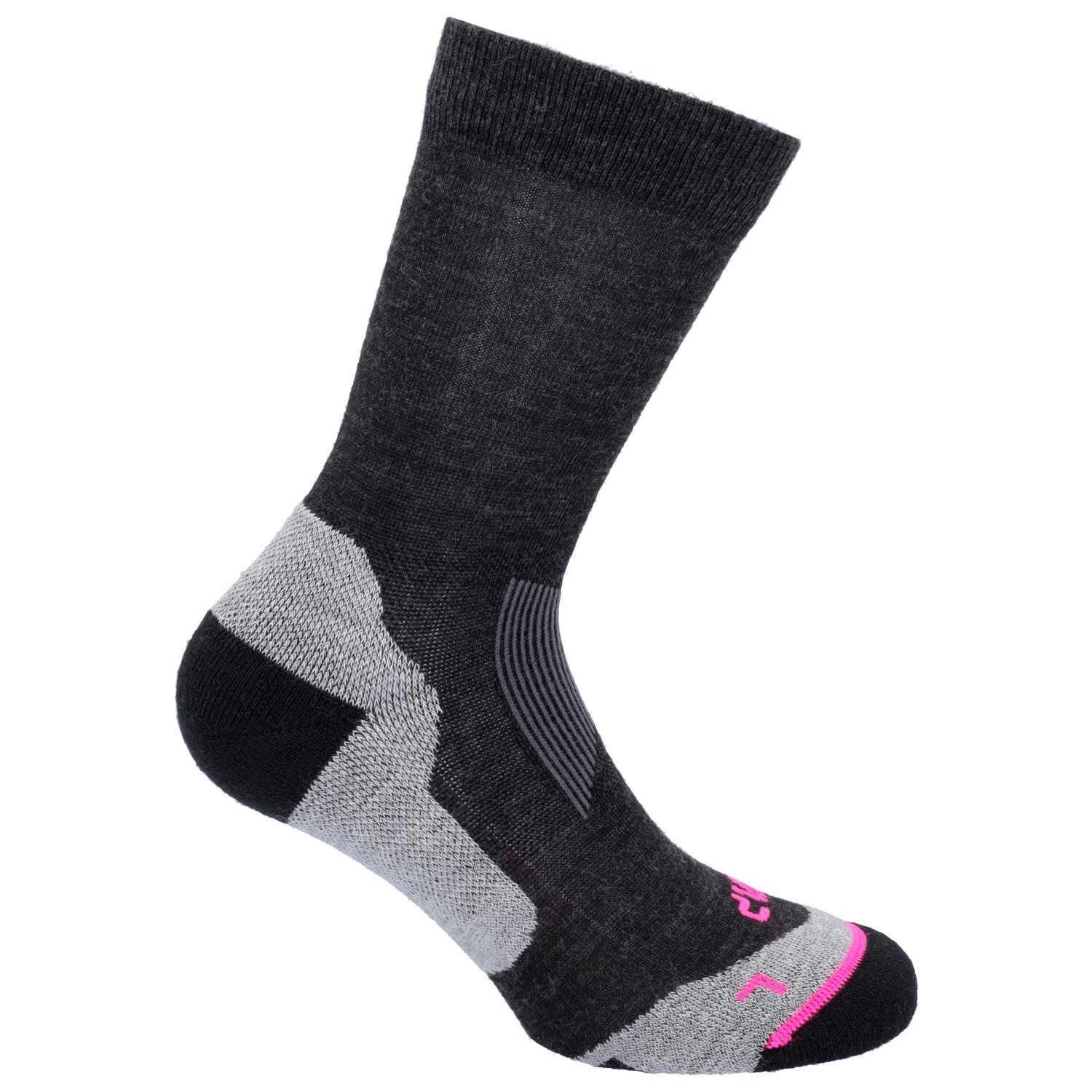 

Походные носки Cmp Trekking Wool Sock, цвет Nero Melange