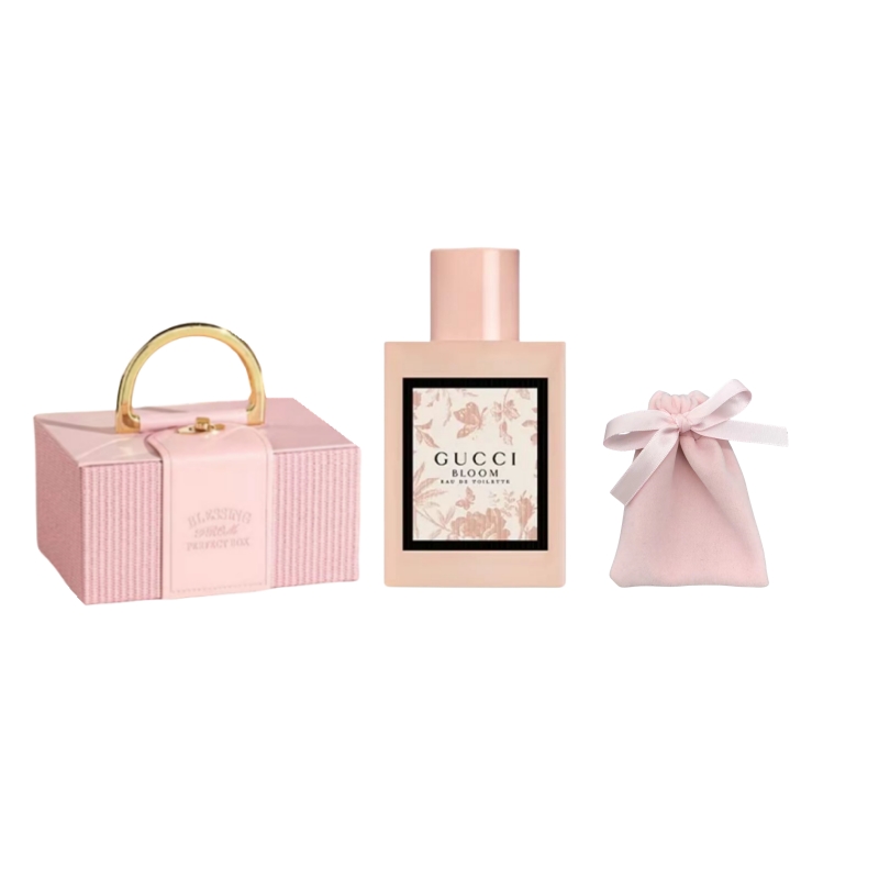 Подарочный набор туалетной воды Gucci Bloom, 50 мл + подарок + коробка — фото 4