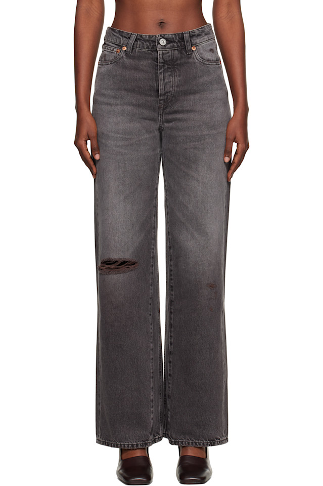 

Our Legacy Серые джинсы тройного кроя