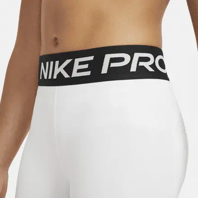 Шорты Nike Pro, цвет White/Pure Platinum — фото 4
