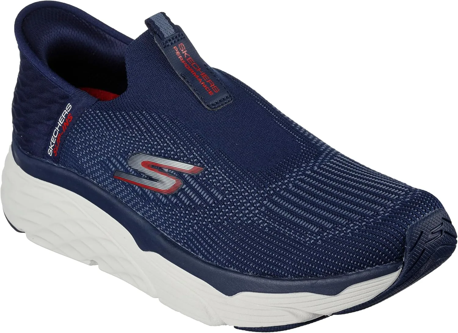 Мужские слипоны Skechers Performance Max Cushioning-Advantageous, темно-синий — фото 4