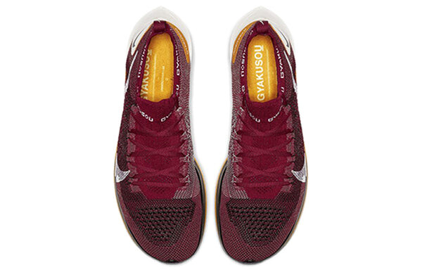 Кроссовки gyakusou x zoom vaporfly 4% flyknit Nike, красный — фото 4
