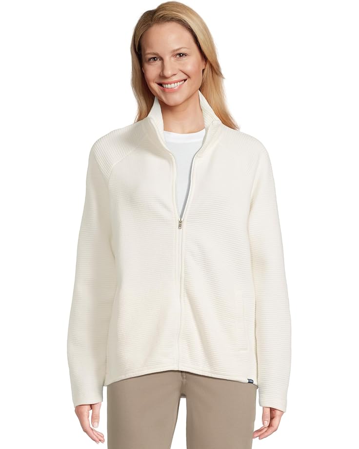 

Свитер L.L.Bean Lakewashed Double-Knit Full-Zip, цвет Sea Salt