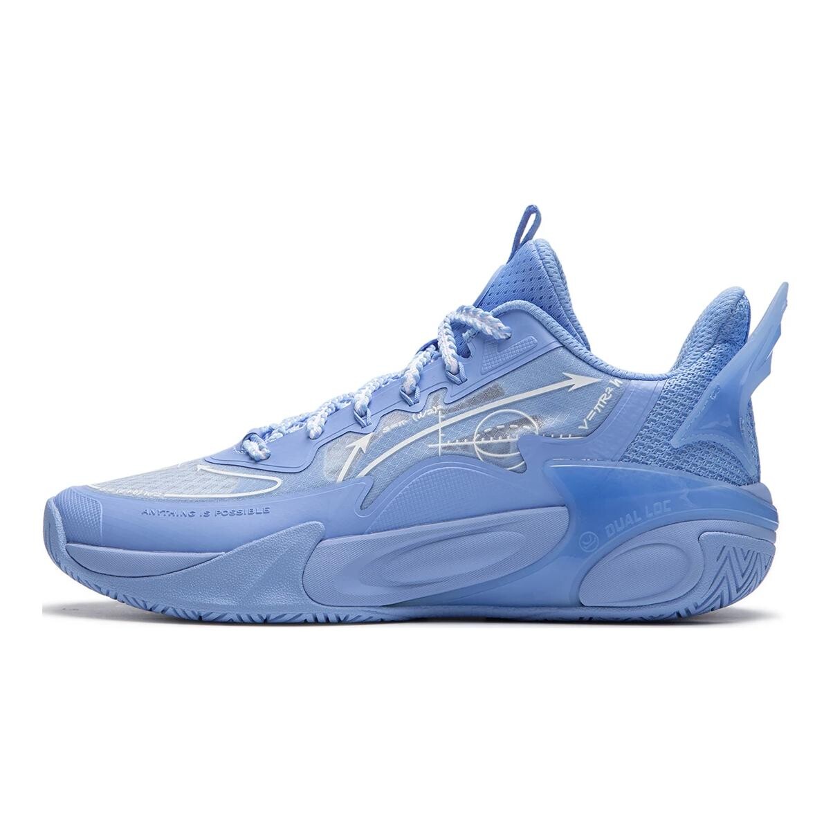 

Баскетбольные кроссовки Wind Shadow 2.0 для детей GS Low-top Cyanine Blue / Standard White Lining Young, синий
