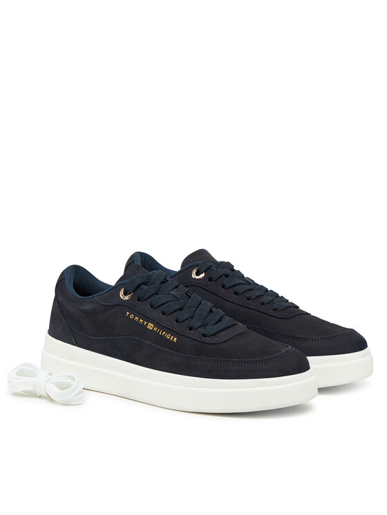 Кроссовки Modern Court Sneaker Nubuck FW0FW08462 Tommy Hilfiger, синий — фото 2