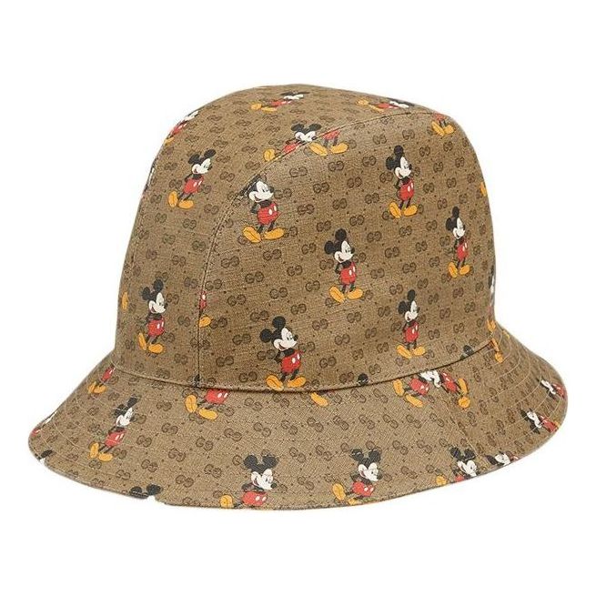 

Бейсболка Gucci x Disney Mickey Monogram Bucket Hat 'Brown', коричневый
