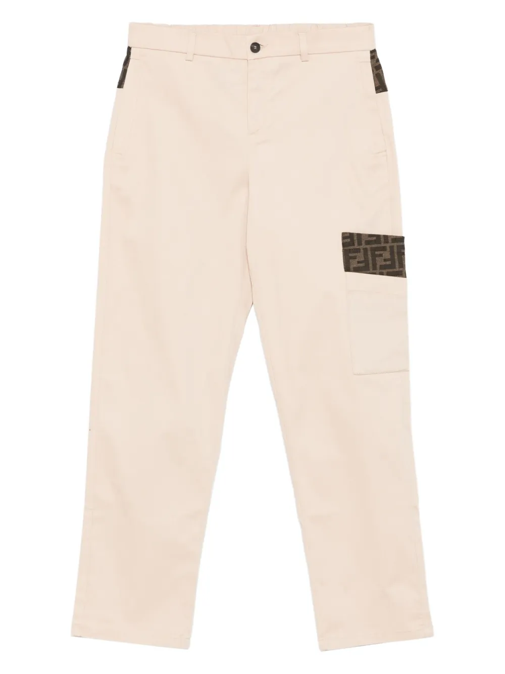 

Брюки с логотипом FENDI KIDS, нейтральный