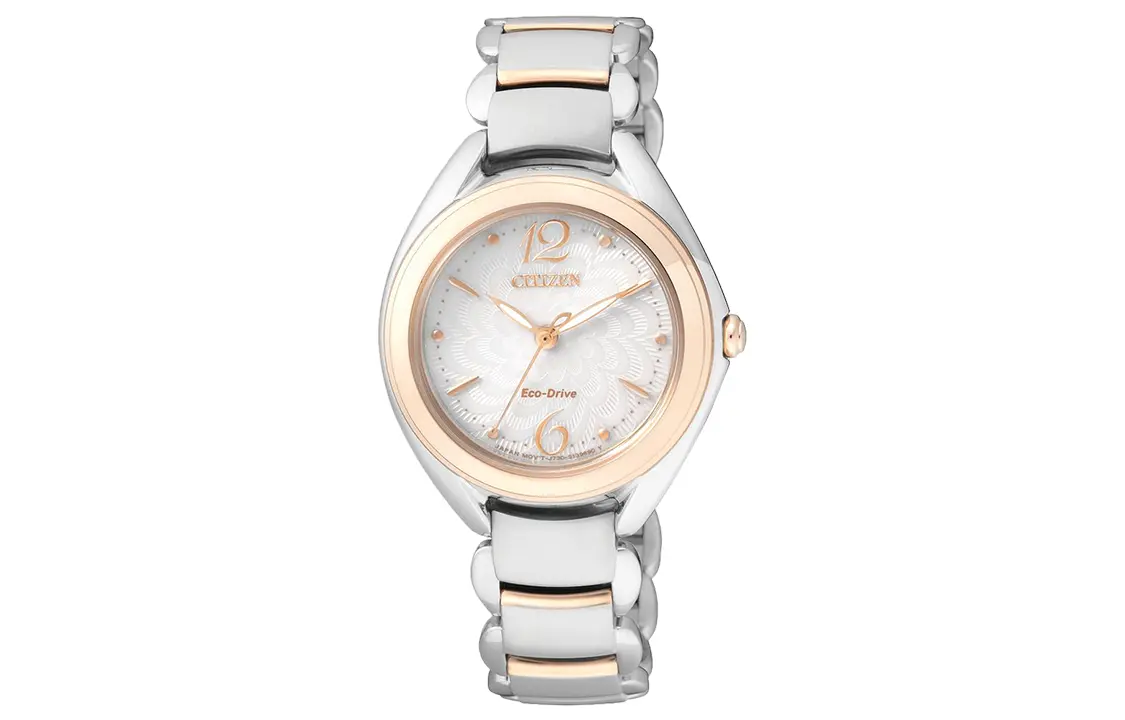 

CITIZEN L Collection световая подзарядка кварцевый механизм браслет из нержавеющей стали часы 31 мм женские часы белый циферблат FE2074 59A