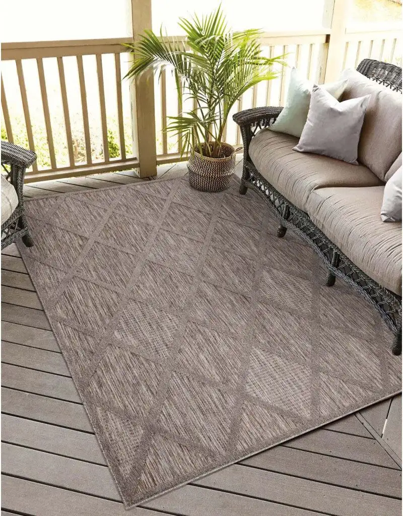 

Ковер Carpet City "Ковер для дома и улицы Santorini 457 60х110 см, коричневый