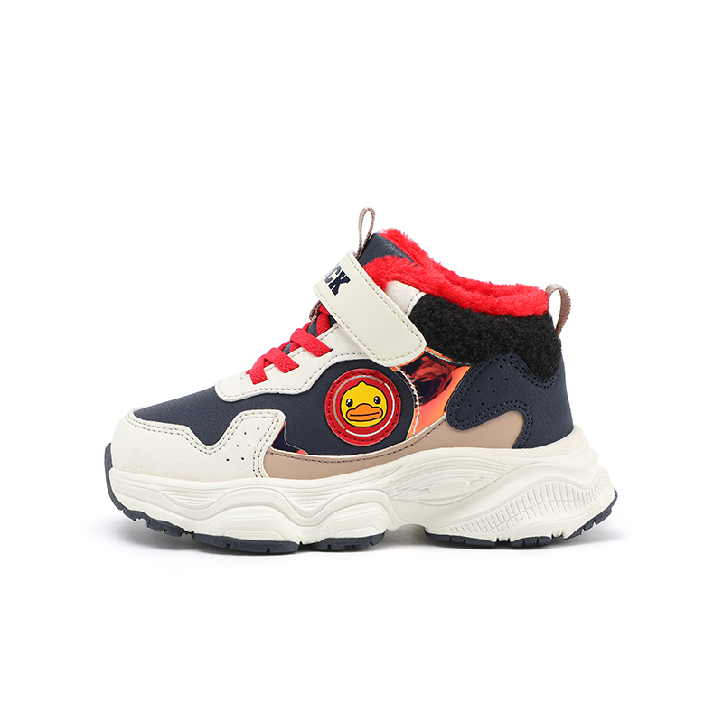 B.Duck Желтые термо High top детские повседневные ботинки для детей 3-7 лет — фото 2