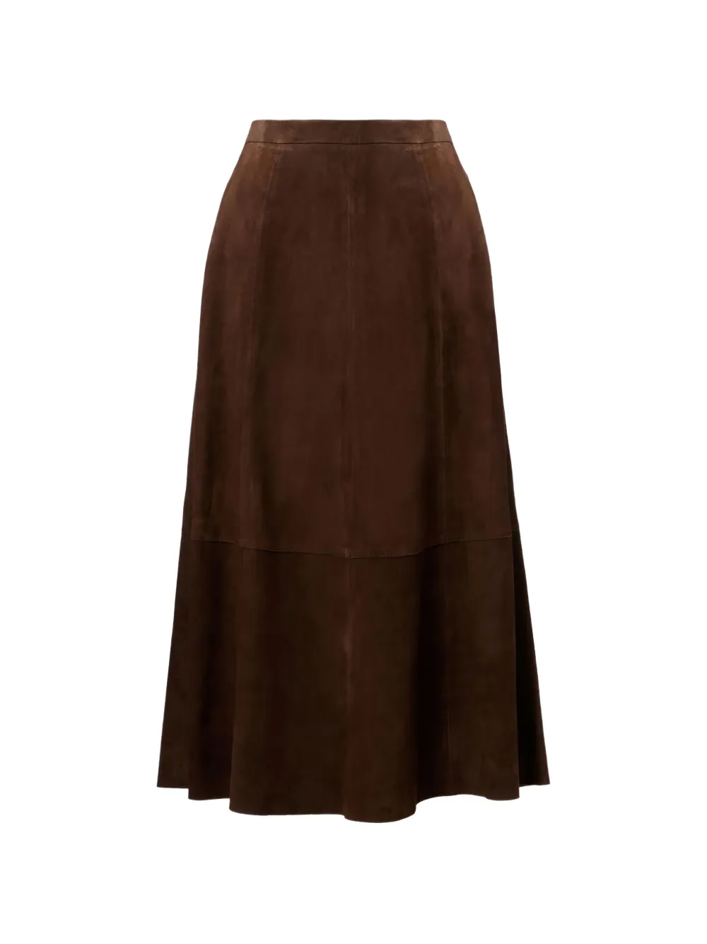 

Расклешенная юбка миди силуэта «А-силуэт» Vince, коричневый