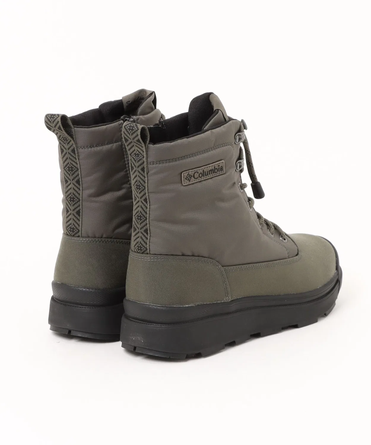 Ботинки Columbia SAPLAND 4 WP OMNI-HEAT INFINITY, материал Cordura, цвет мох-зеленый — фото 2