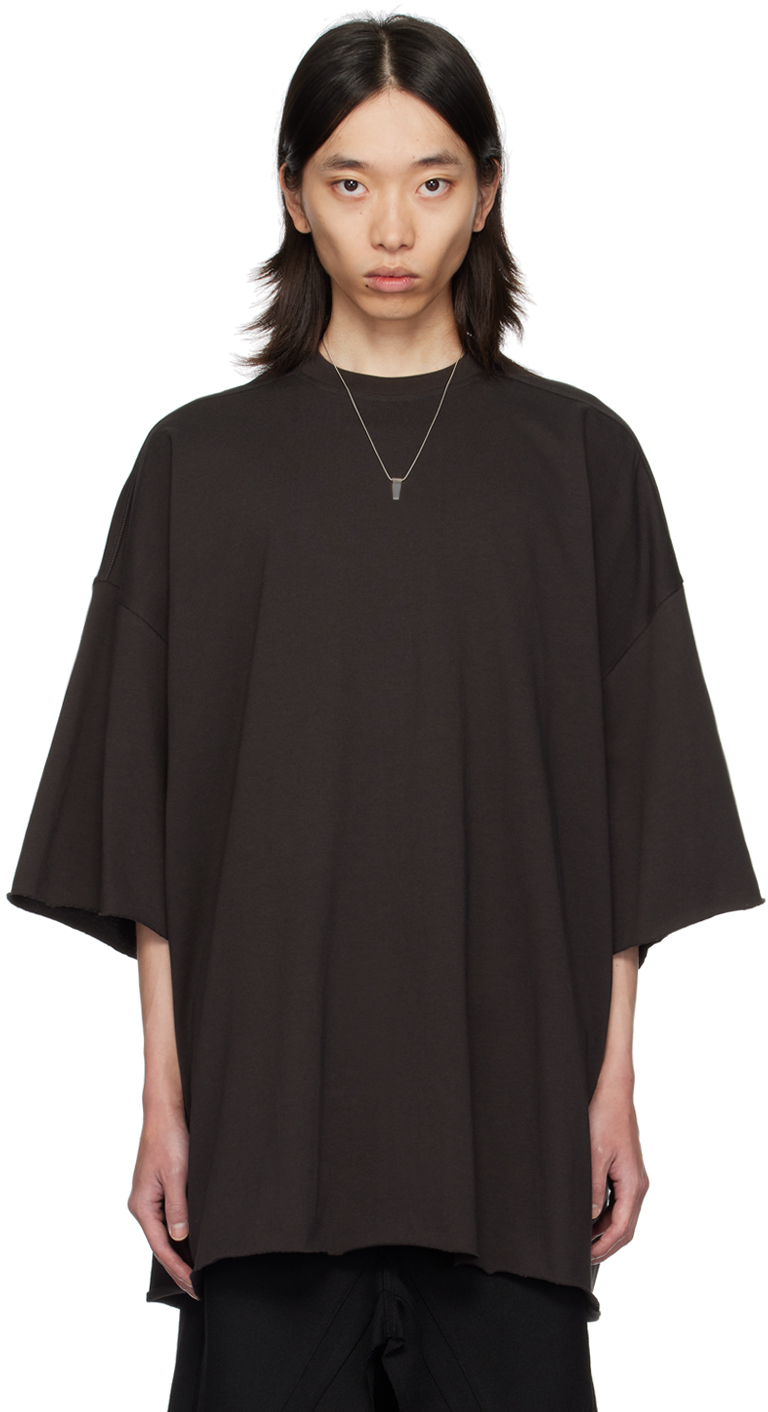 

Серая футболка Porterville Tommy Rick Owens, Dark dust