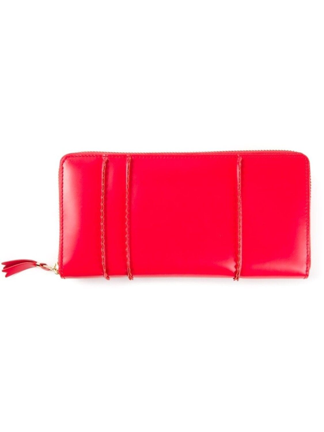 

Кошелек с простроченной отделкой Comme Des Garçons Wallet, красный