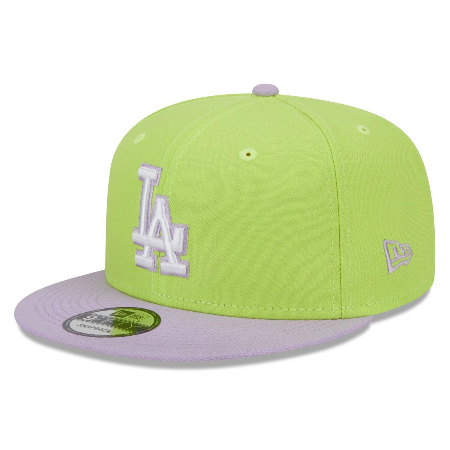 

Мужская кепка New Era неоновый зеленый/фиолетовый Los Angeles Dodgers Spring Basic двухцветная кепка Snapback 9FIFTY