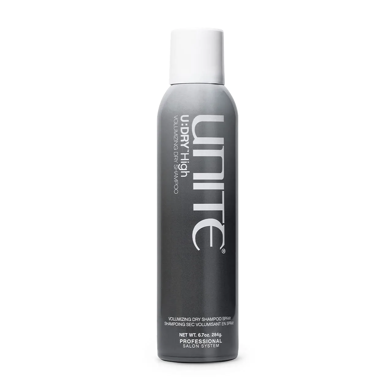 UNITE Hair - U:DRY High - Сухой шампунь для придания объема, который впитывает излишки кожного сала и мгновенно придает объем и текстуру - Для тонких и жирных волос - 6,7 унций