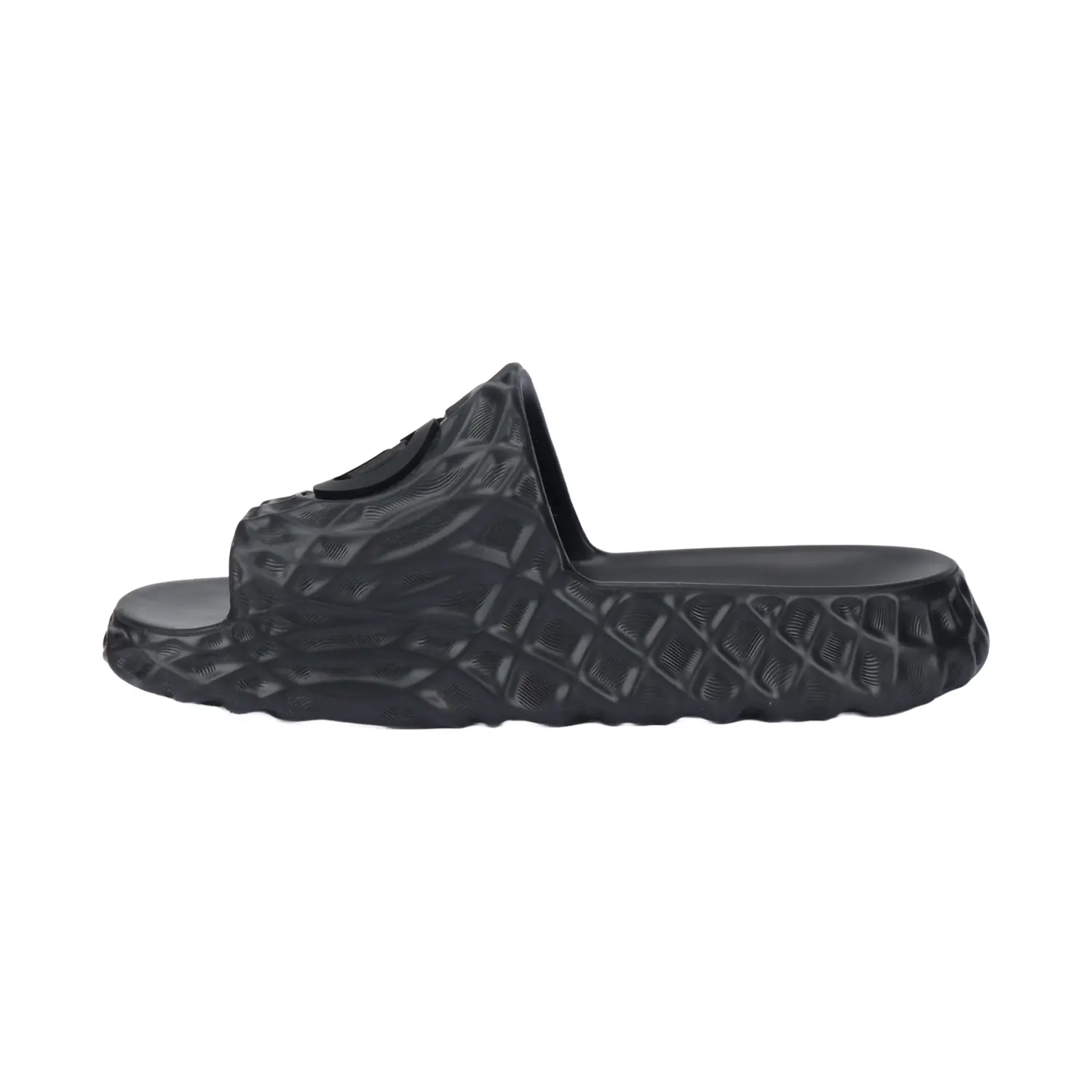 

GUCCI Сандалии-слайды Interlocking G Black Water Ripples