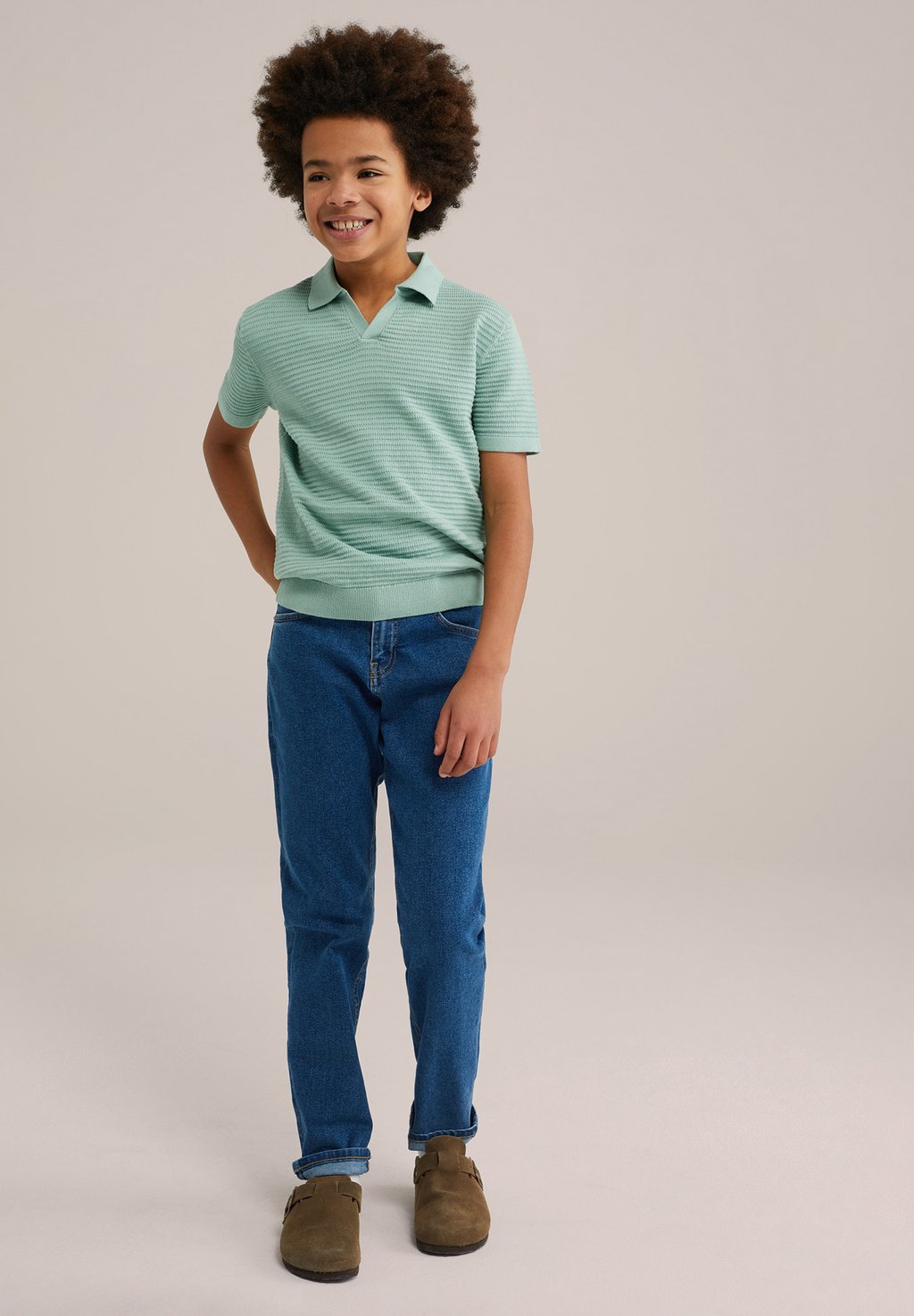 

Поло WE Fashion, цвет Pastel Green