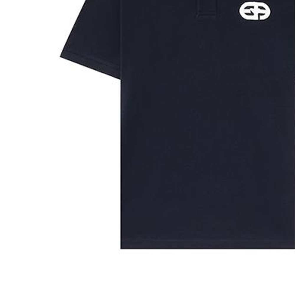 Футболка поло мужская темно-синяя EMPORIO ARMANI — фото 4