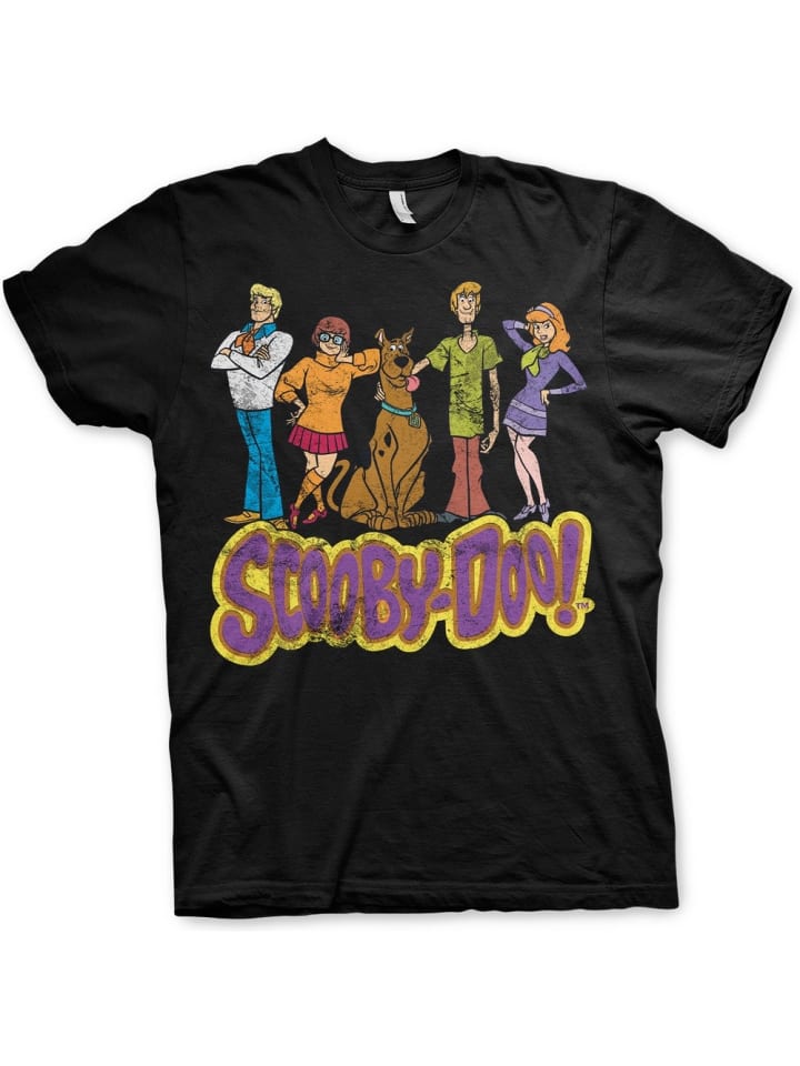 

Футболка черного цвета Scooby Doo, Черный, Футболка черного цвета Scooby Doo