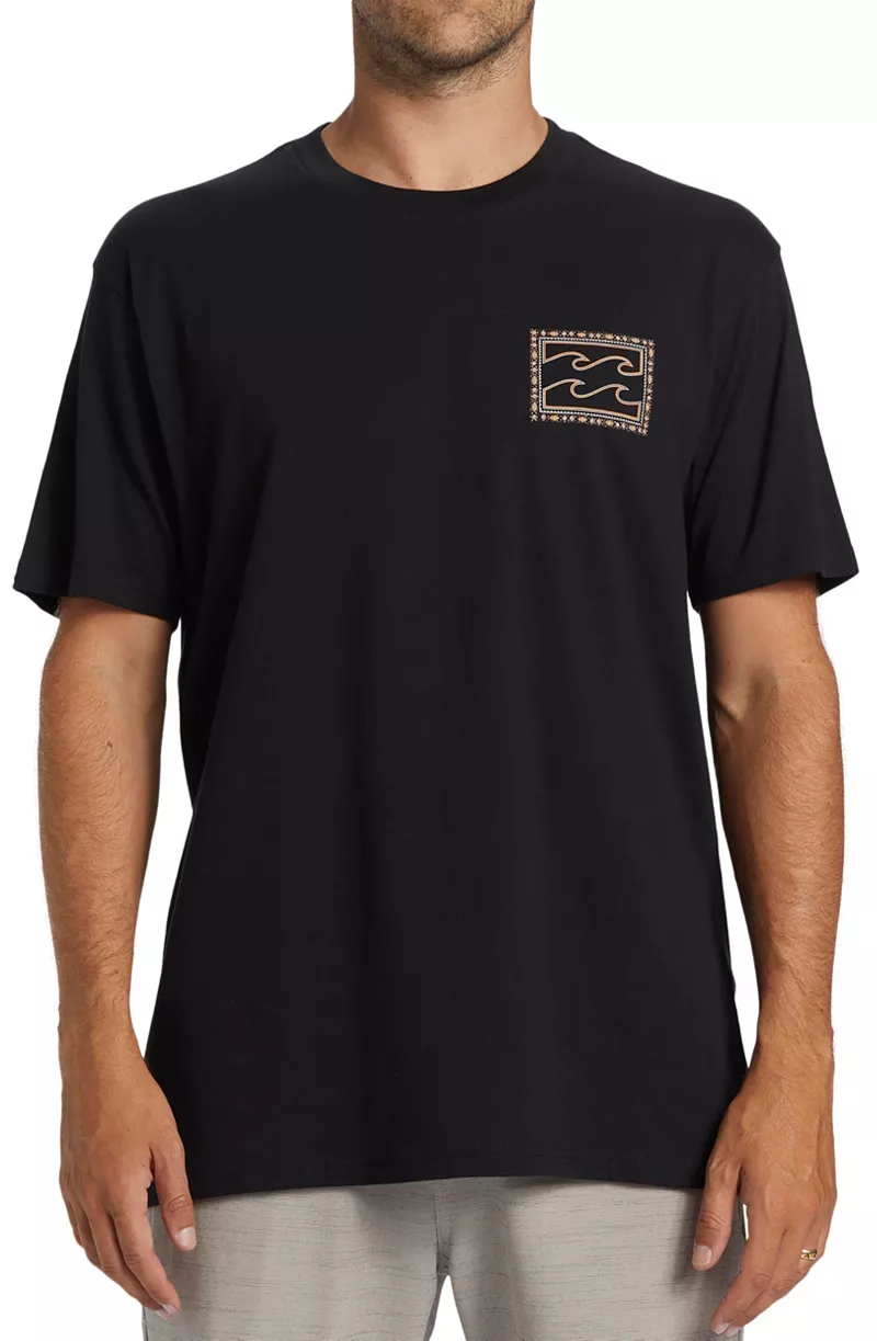 

Мужская футболка Billabong Crayon Wave, черный