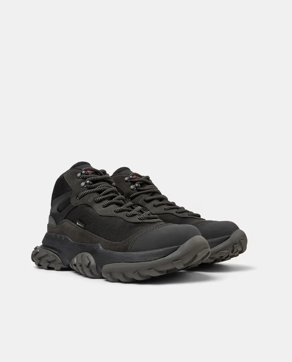 Мужские ботильоны Karst Trek с мембраной GORE-TEX и подошвой Vibram Camper, чёрный — фото 3