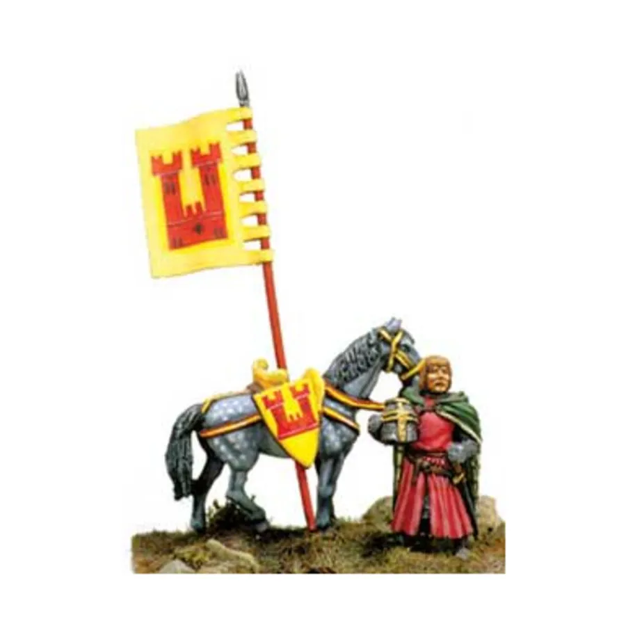 

Спешенный рыцарь с лошадью, Historical Miniatures - Medieval - Characters (28mm) (Mirliton SG)