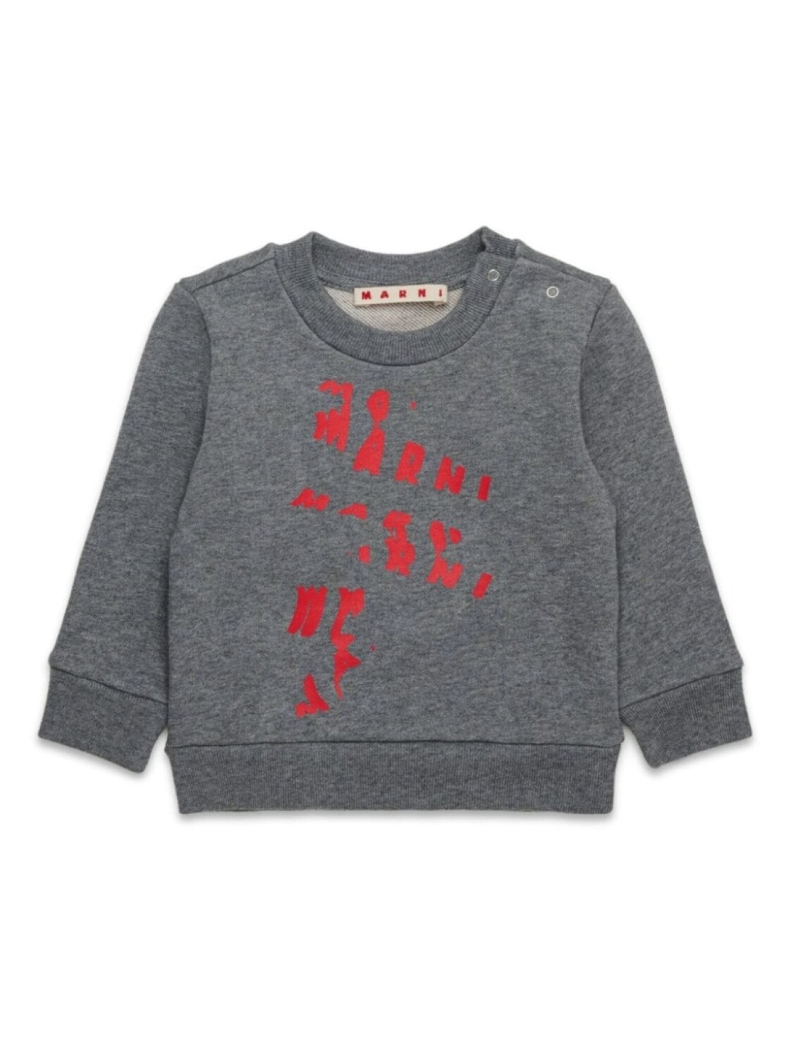 

Marni Kids толстовка с логотипом, серый