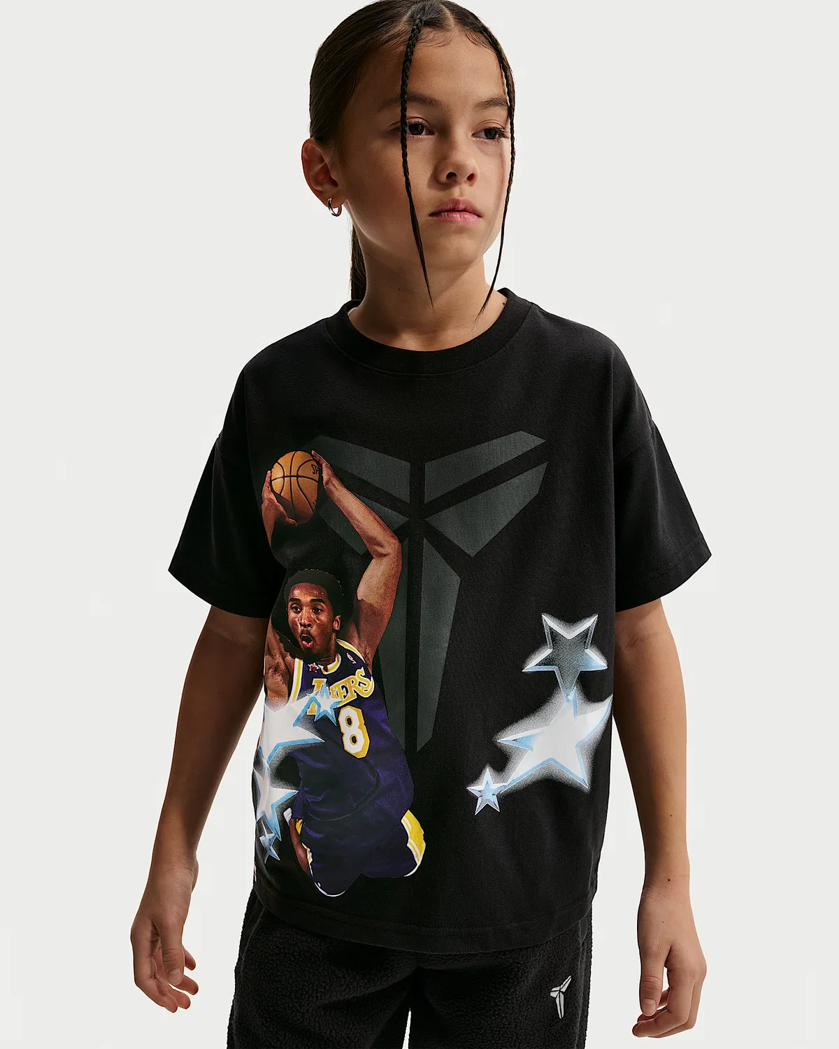 Детская футболка Dri-FIT Max90 Kobe, Black — фото 2