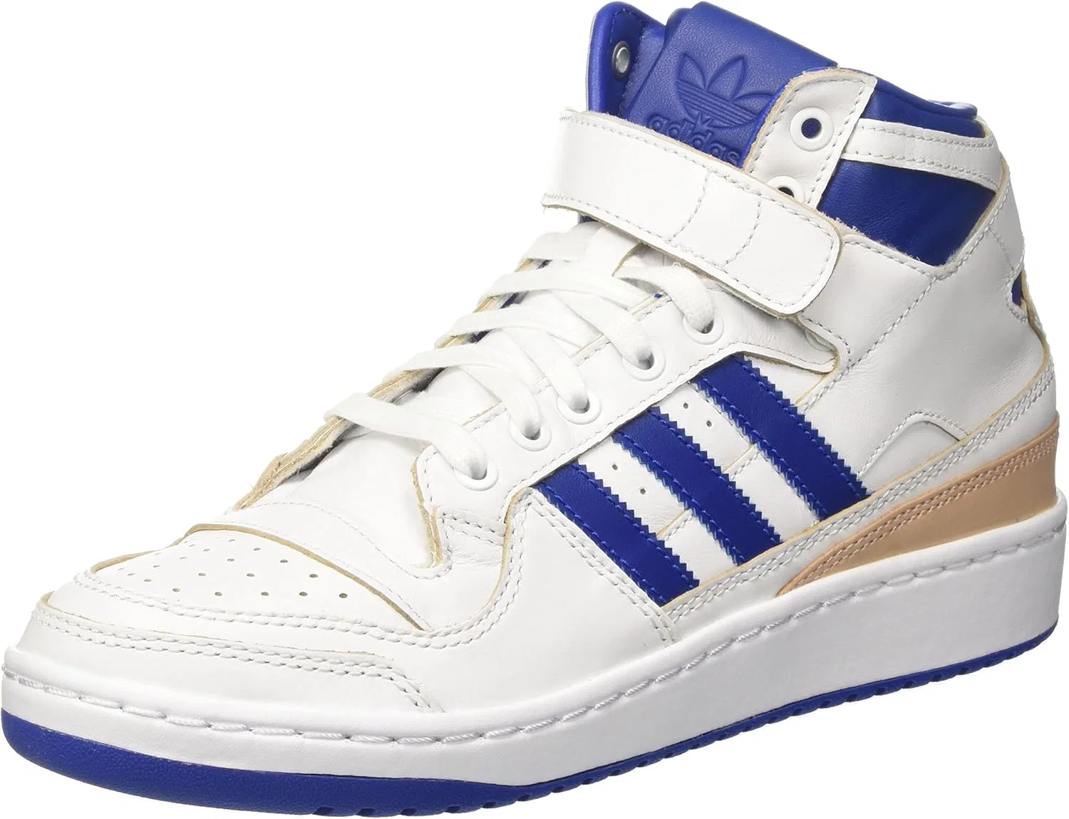 Мужские баскетбольные кроссовки Adidas Forum Mid (Wrap), Multicoloured Ftwr White Collegiate Royal Ftwr White