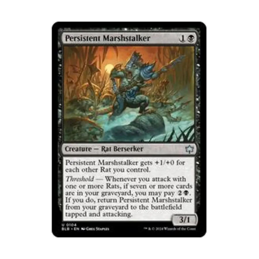 

CCG Настойчивый Маршсталкер (U), MTG - Bloomburrow