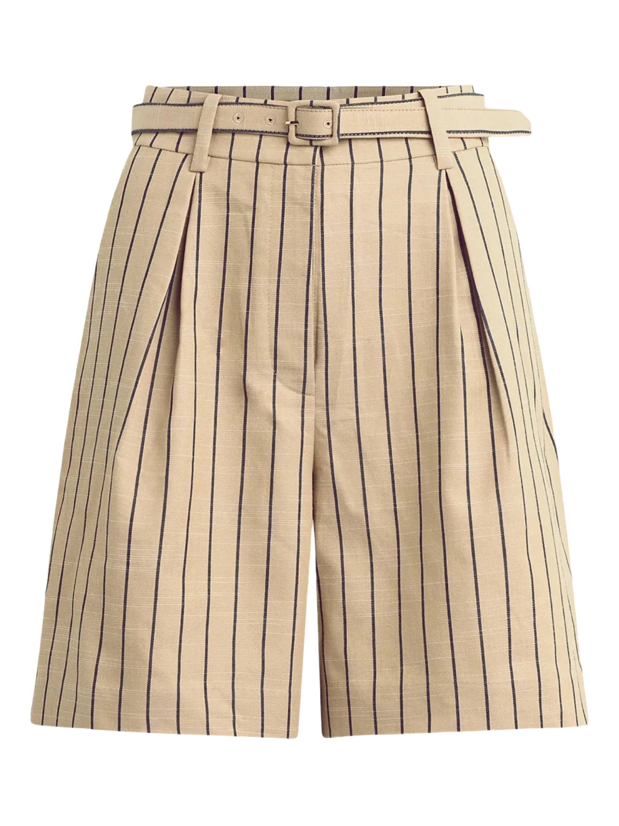 

Шорты в тонкую полоску с поясом Favorite Daughter, бежевый