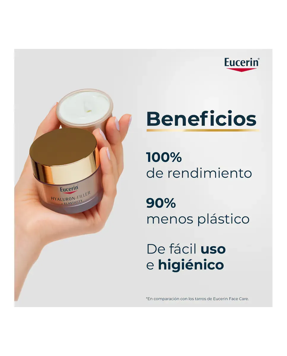 Крем для лица Eucerin — Запасной ночной Hyaluron Filler Elasticity, 50 мл — фото 3