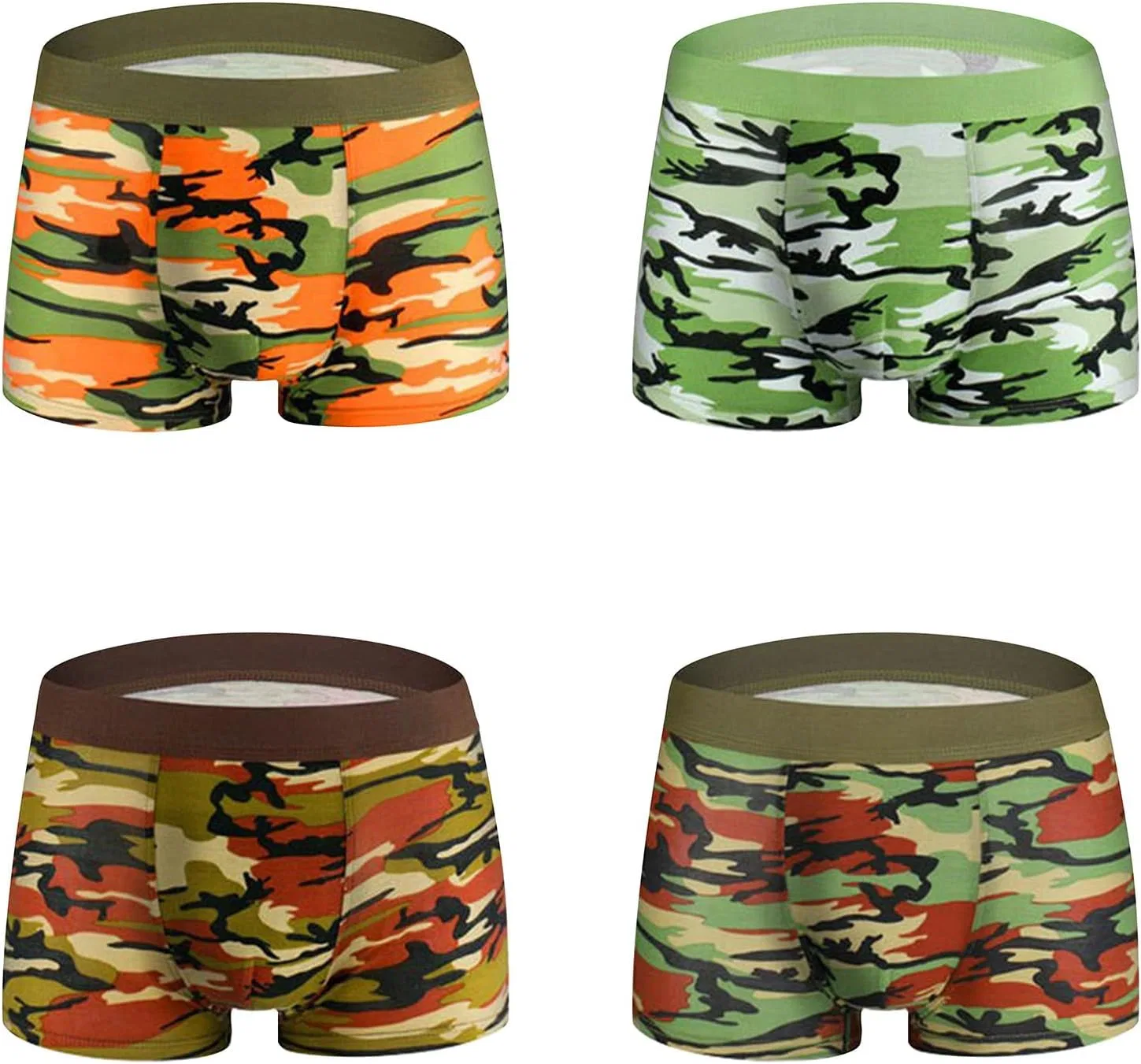 Трусы боксеры с камуфляжным принтом, Camouflage
