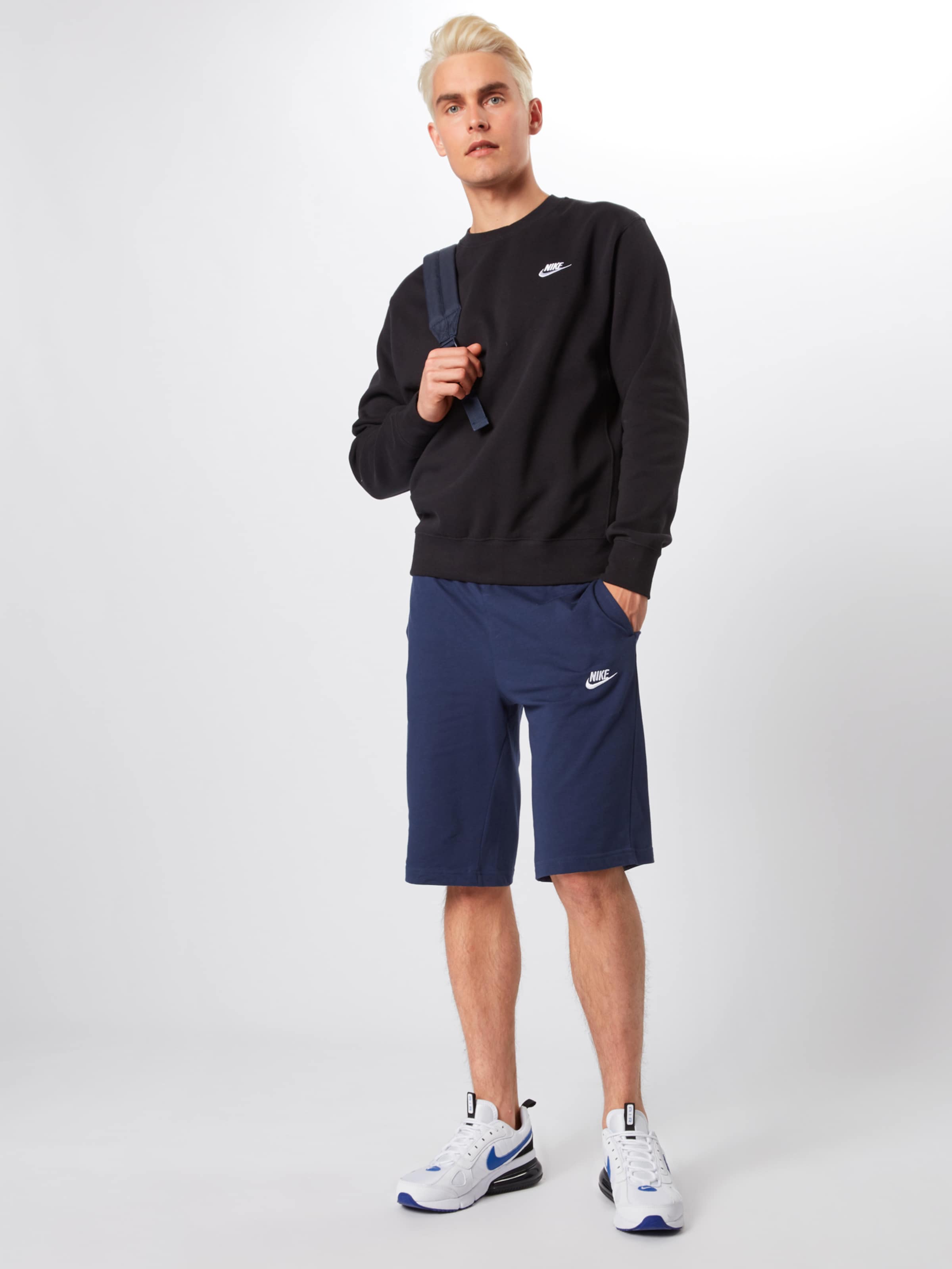 Nike Sportswear Свитшот 'Club Fleece' Regular fit черный — фото 3