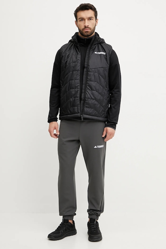 Спортивная толстовка Adidas Terrex Xperior Climawarm Light Fleece, черный — фото 2