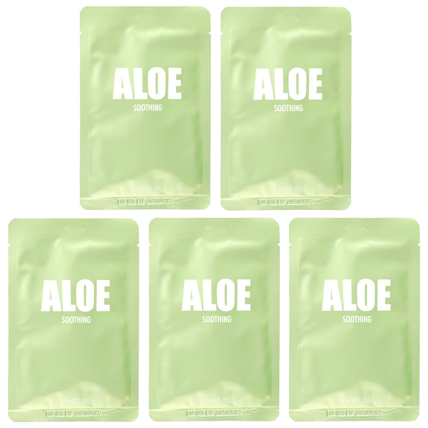 

Набор тканевых масок Lapcos Aloe успокаивающих