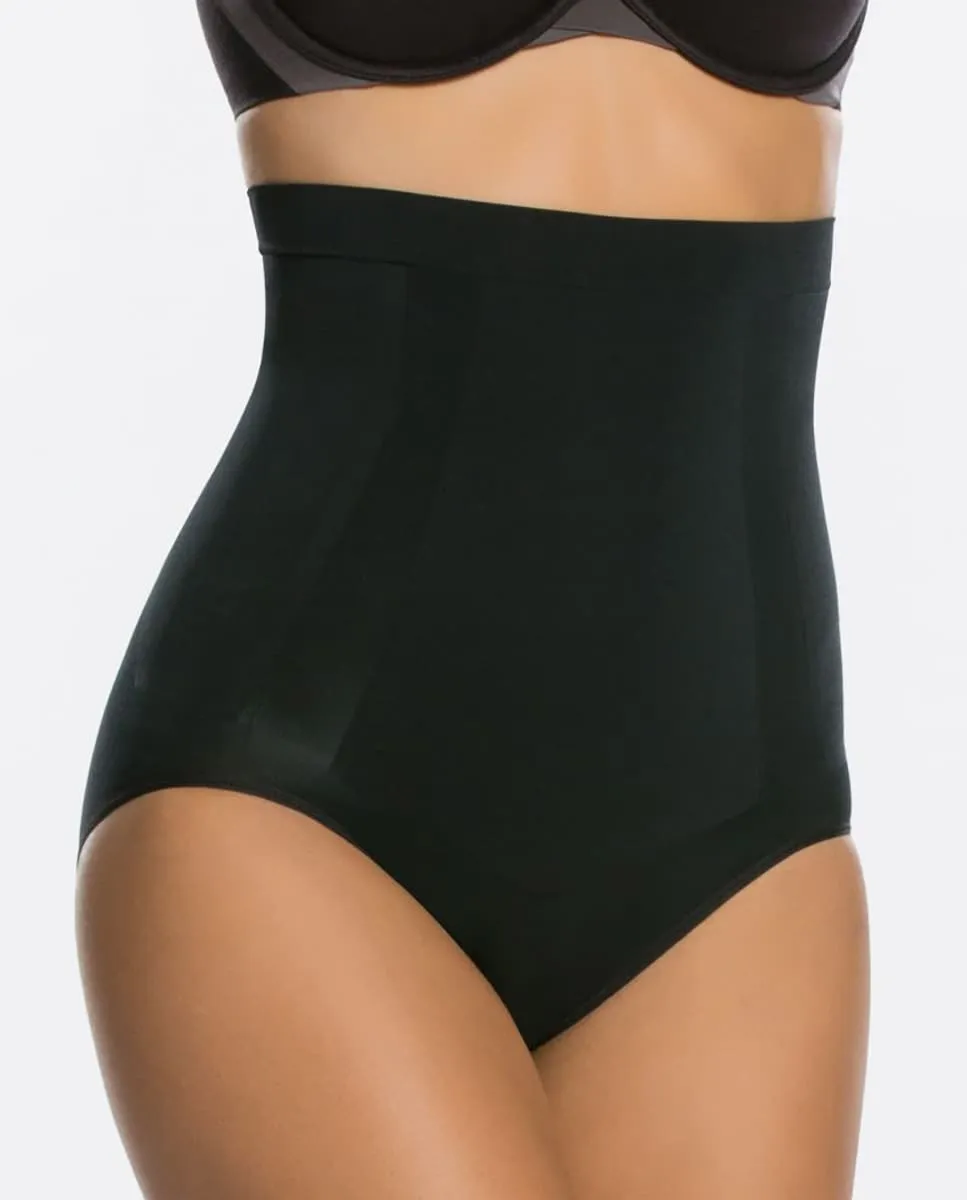 

Высокая утягивающая талия бесшовная Spanx, черный