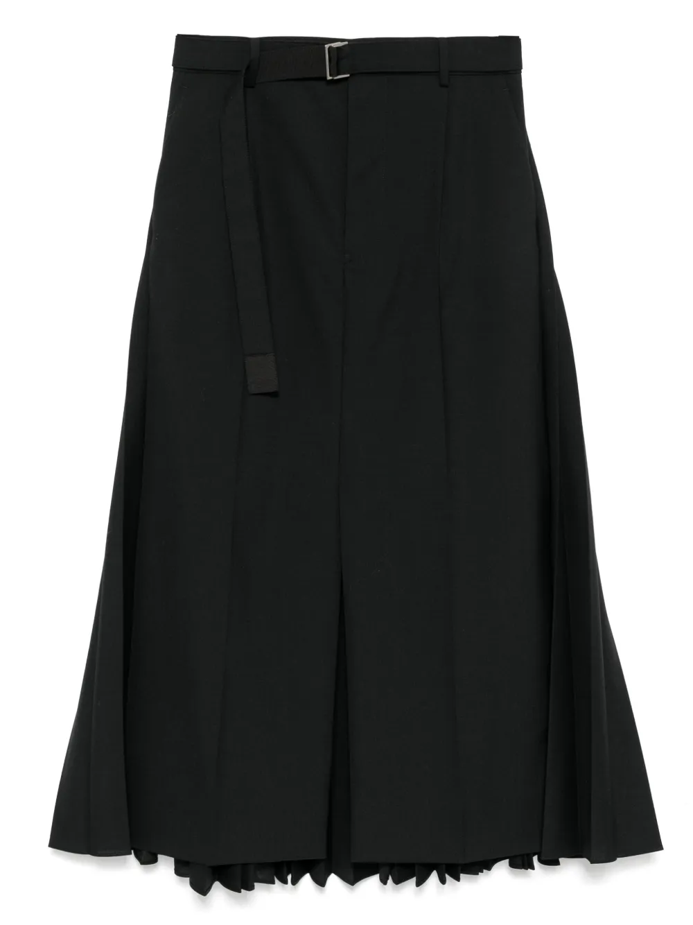 

Плиссированная юбка SACAI, черный
