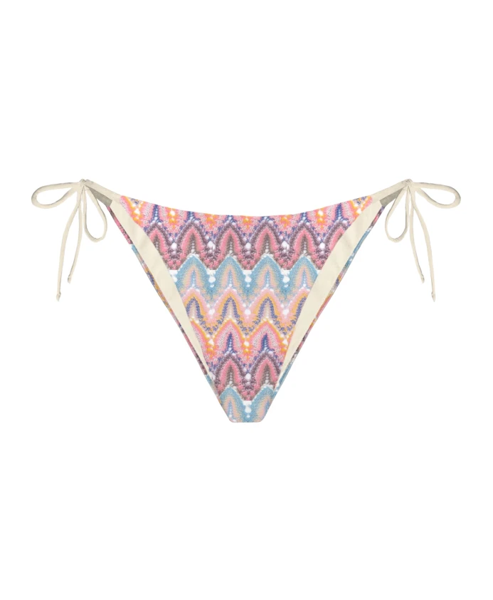 

Абстрактные разноцветные плавки от бикини с логотипом Mc2 Saint Barth, мультиколор