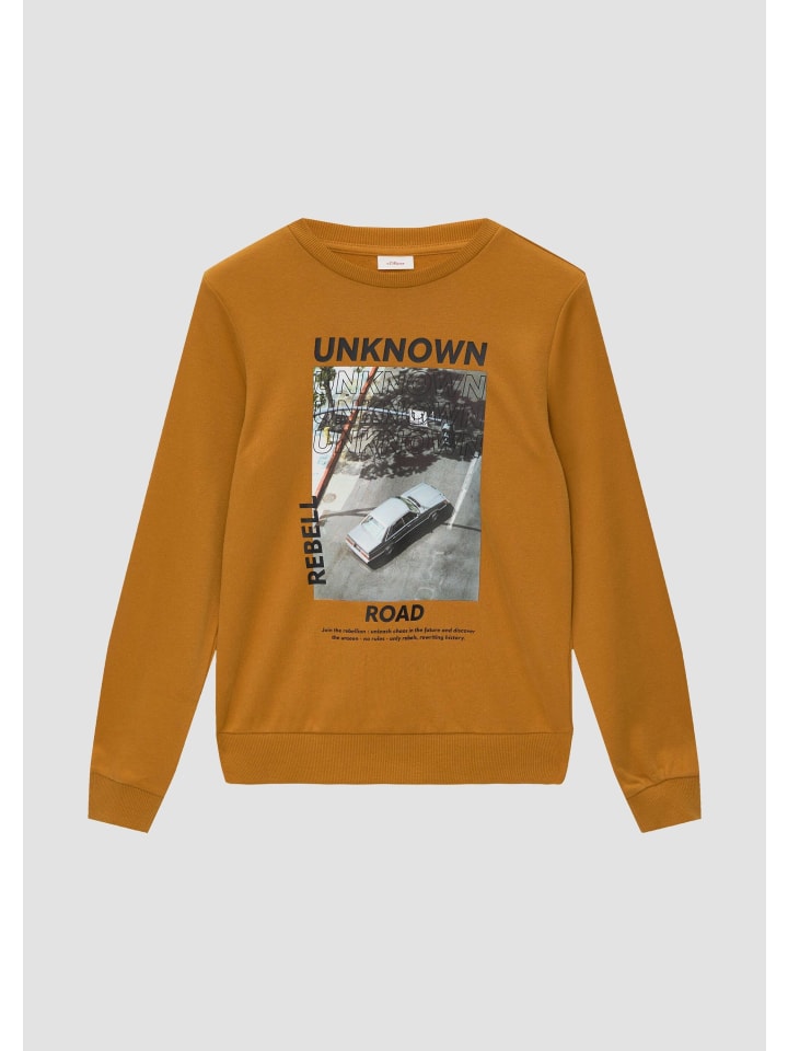 

s.Oliver Толстовка 1812 года, горчичного цвета