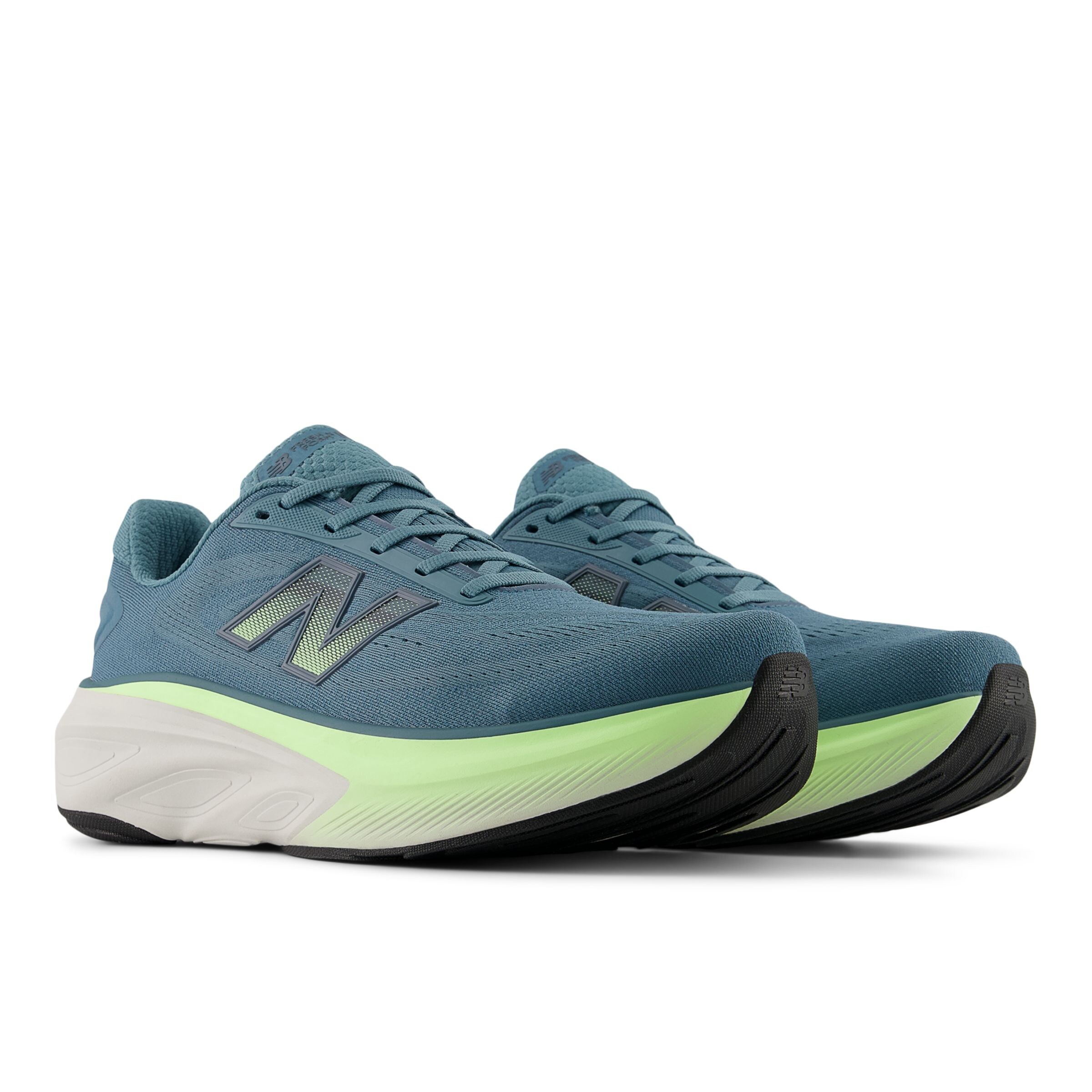 New balance Кроссовки для бега 'Fresh Foam X More v6' в цвете Petrol, Grass Green — фото 2