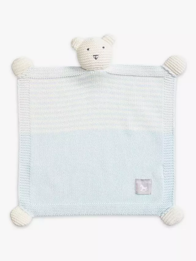 

Одеяло The Little Tailor Baby Knitted Bear, цвет blue/white
