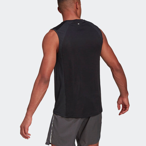 Майка adidas Heatrdy Sleevl Casual Running Sports Vest Black, черный — фото 3