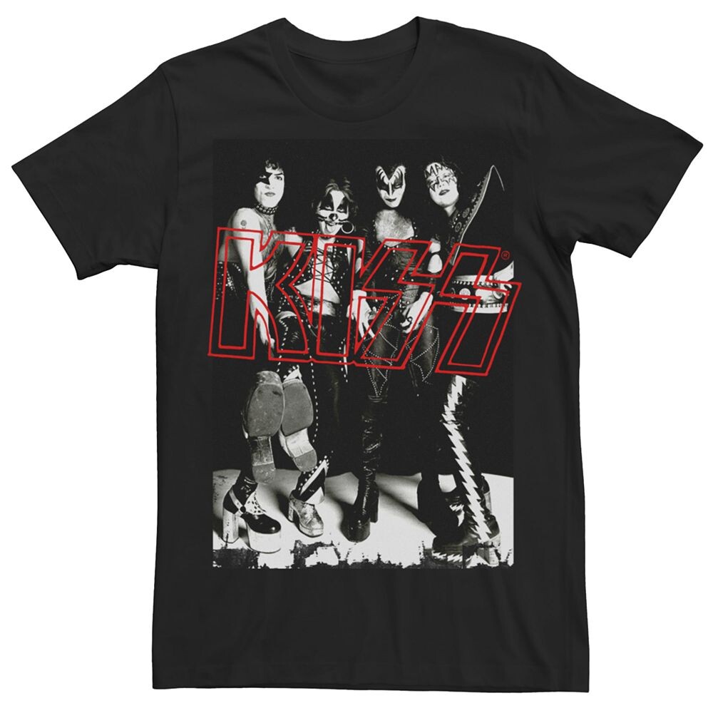 

Мужская футболка KISS Portrait Group Shot, черный