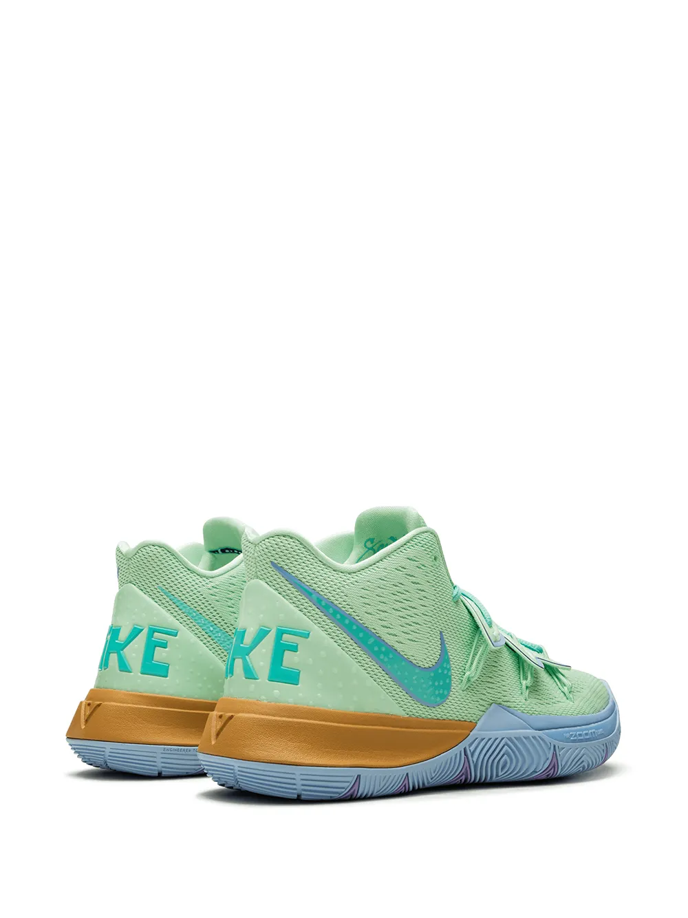 Кроссовки Kyrie 5 Nike, зеленый — фото 3