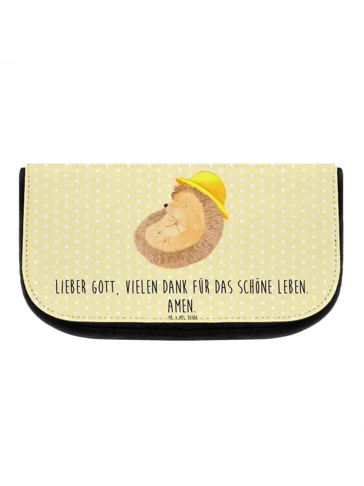 

Косметичка Mr. & Mrs. Panda, желтый пастельный