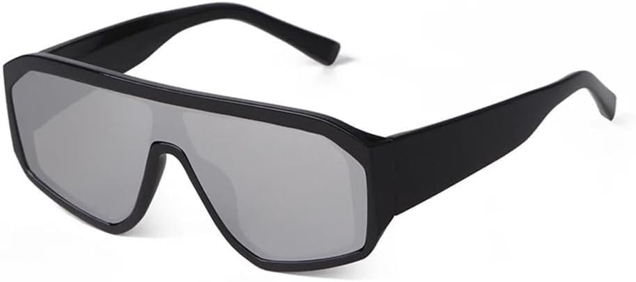 

Модные солнцезащитные очки с зеркальными линзами, большие мужские солнцезащитные очки, очки с плоской верхней частью, прямоугольные женские солнцезащитные очки, женские солнцезащитные очки UV400 LXLHWN, C5