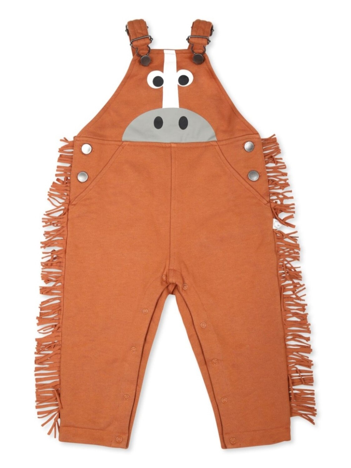 

Stella McCartney Kids комбинезон с графическим принтом, коричневый